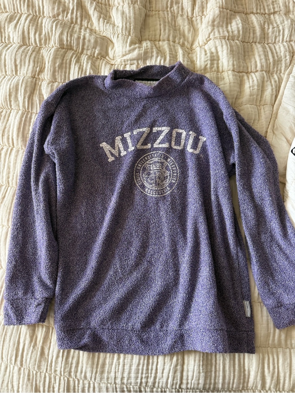 Mizzou Purple Crewneck University Sweatshirt